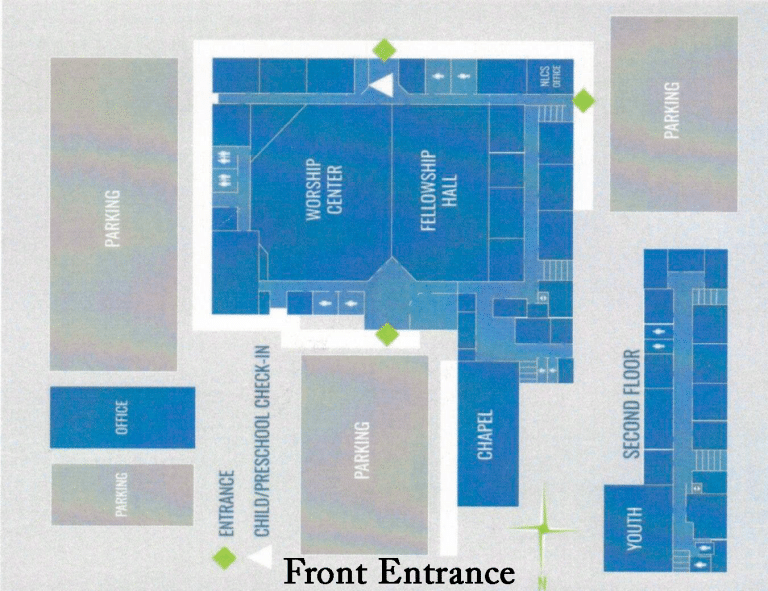 New Life Church Map